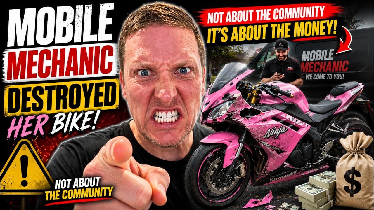 Mobile Mechanic Destroyed Her Motorcycle