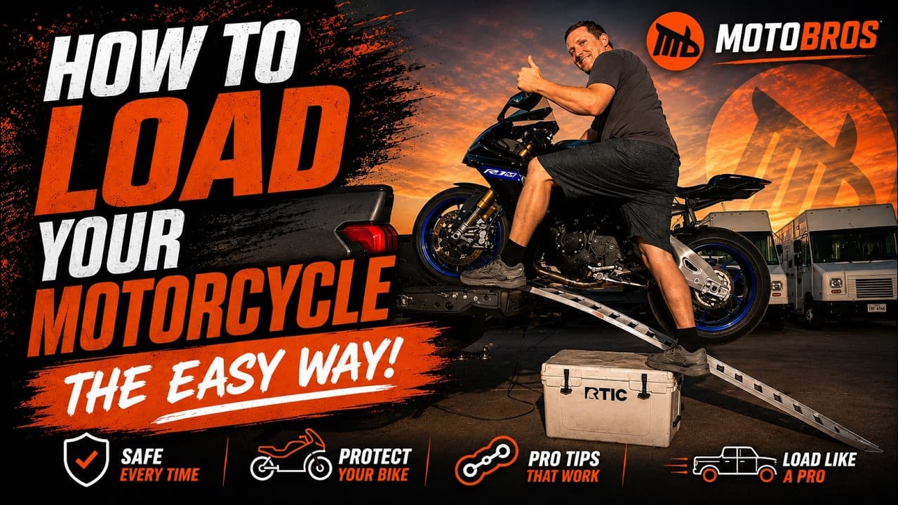 STOP Struggling! The Easiest Way to Load a Motorcycle Into a Truck