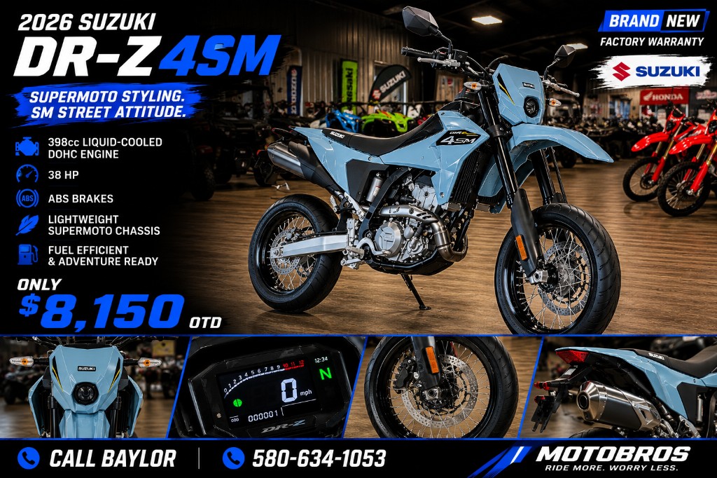 2026 Suzuki DR-Z4SM
